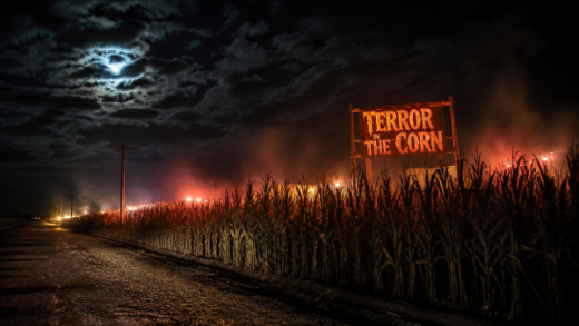 cornfield + road
